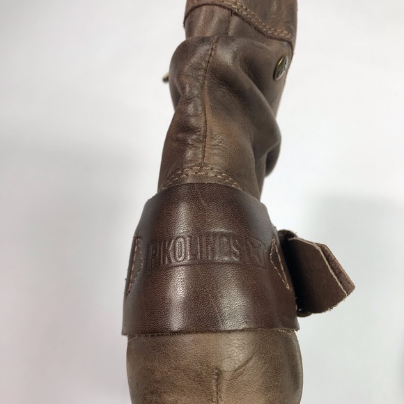 Pikolinos Brujas brown slouchy ankle boot - Picture 5 of 8